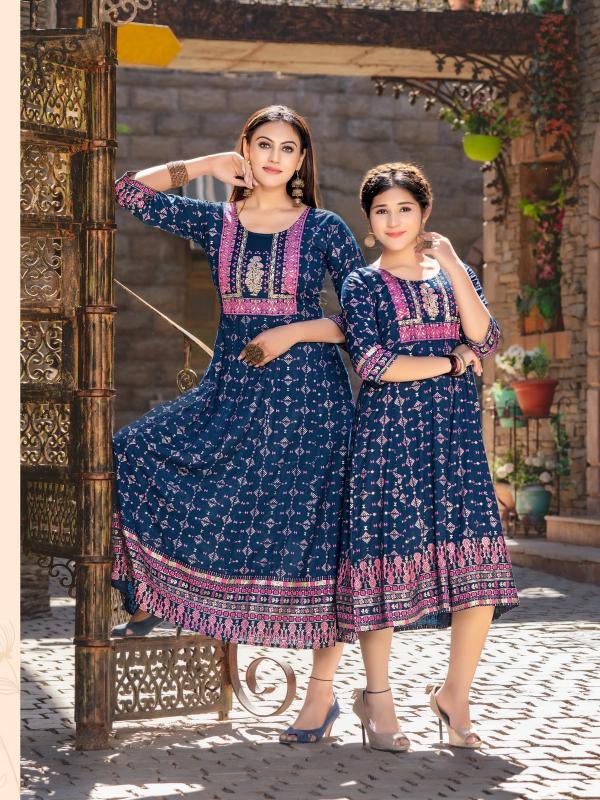 Banwery Me And Mom Vol 2 Mother Daughter Designer Kurti Collection